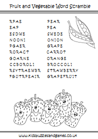 Fruit And Veg - Kids Puzzles and Games