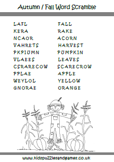 Autumn Fall - Kids Puzzles and Games