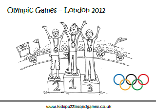 Olympics Colouring Sheets Kids Puzzles And Games