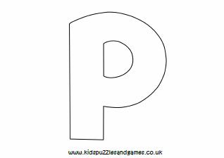 Letter P Kids Puzzles And Games