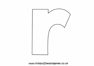 Lowercase Letter R - Letter