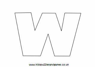 Letter W - Kids Puzzles and Games