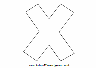 letter x colouring sheets kids puzzles and games