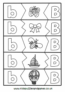 B - Words Beginning with Letter B - Kids Puzzles and Games