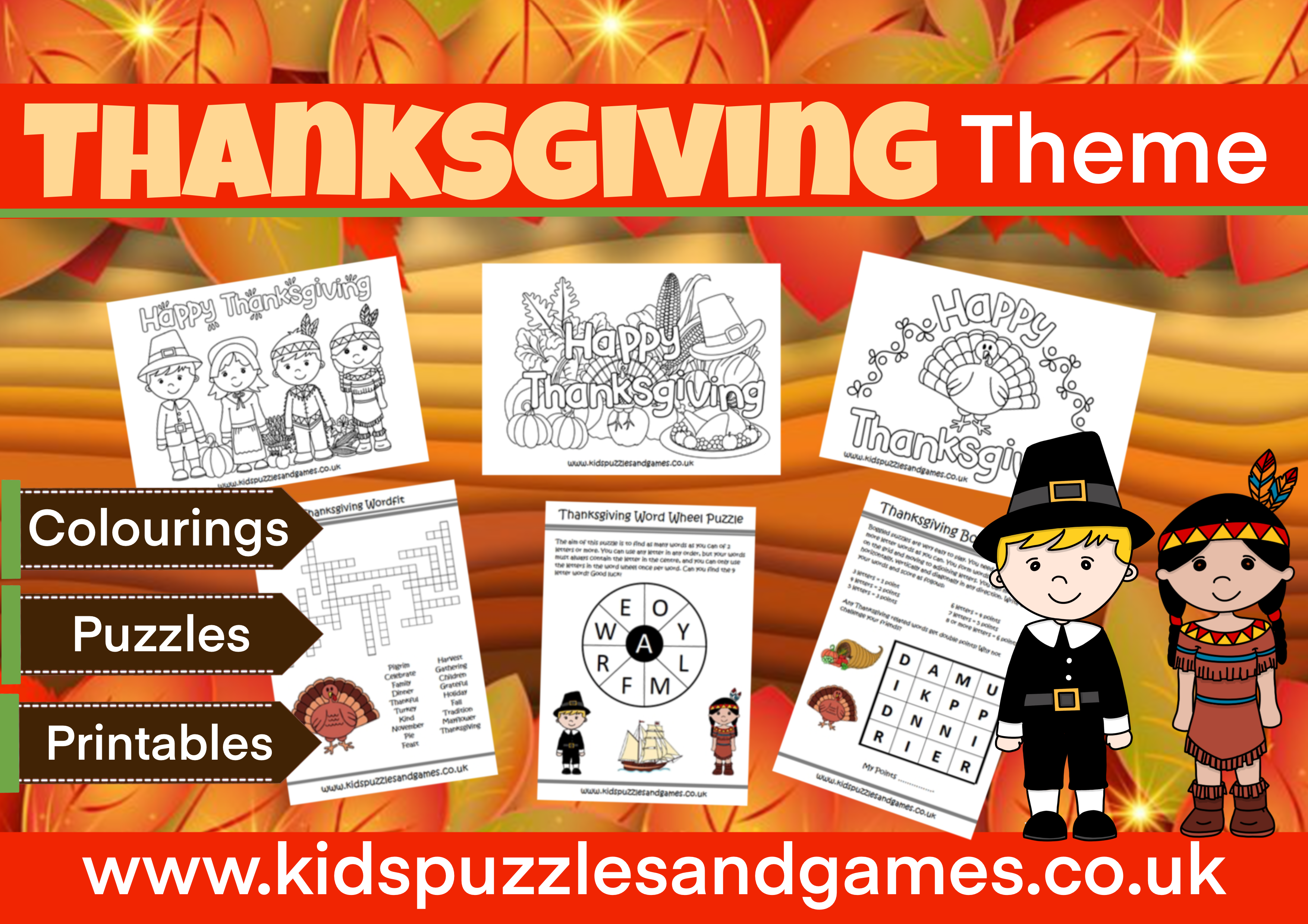 New Thanksgiving Pages Added