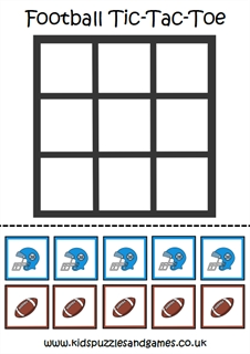 Tic Tac Toe: Football Tic Tac Toe, Games Fun Activities for Kids