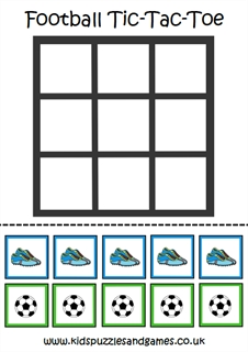 Football Tic Tac Toe - Kids Puzzles and Games