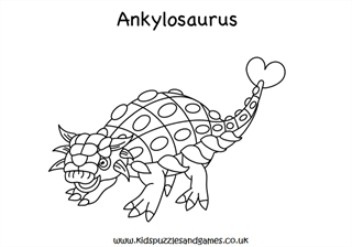 Dinosaur games - Dinosaur coloring pages