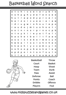 Basketball Clipart Free Printable - Printable Word Searches