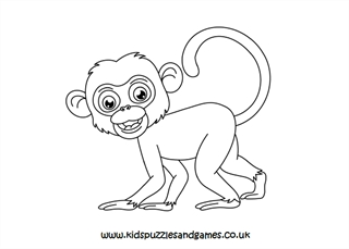 Free Printable Monkey Coloring Pages | Skip To My Lou